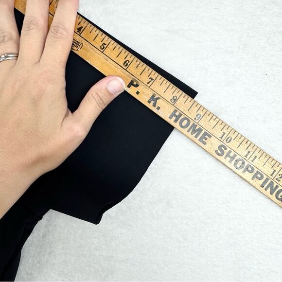 Good American Scuba Tee Thong Bodysuit Black Plus Size 5 (2X) Minimalist Office - Picture 15 of 16